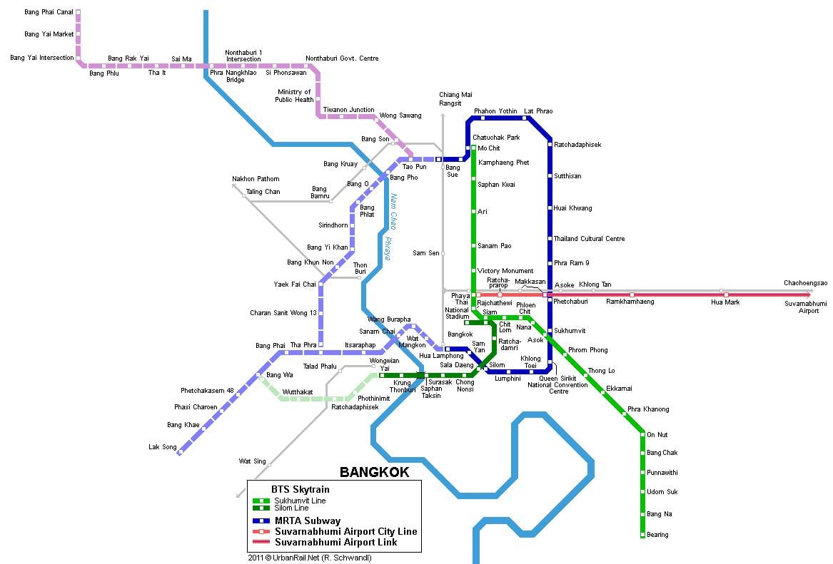 bkk ಮೆಟ್ರೋ ನಕ್ಷೆ